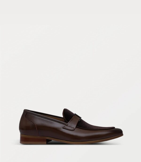 Men Slip On-BROWN